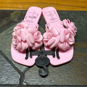 New pink sandals